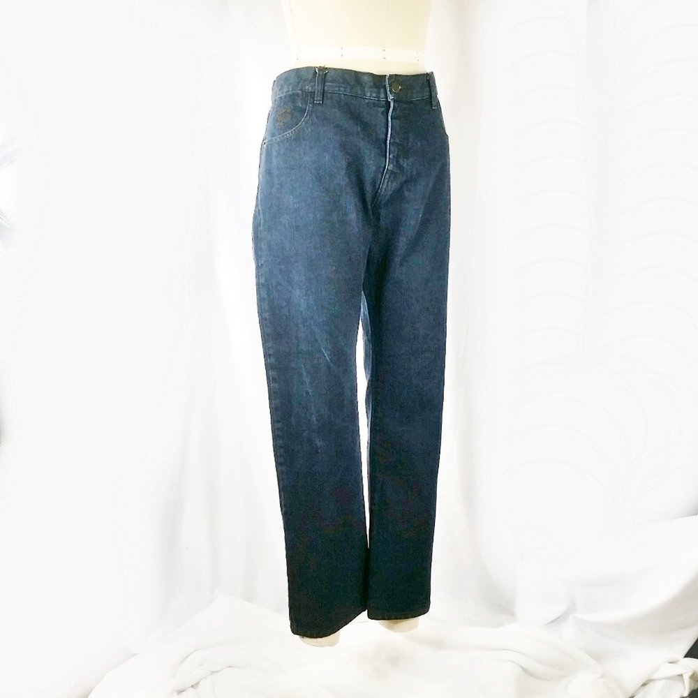 See by Chloe Dark Wash Straight Leg Blue Jeans - Picture 3 of 9